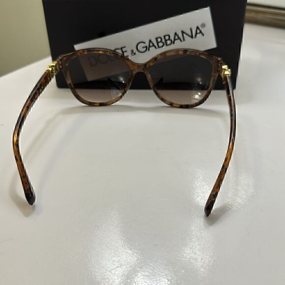 DOLCE & GABBANA DG 4162P 2550/13 Marble Brown/Gold 56-17-135 3N Sunglasses main image 4